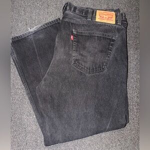 Levi's Men's Dark Gray Straight Jeans